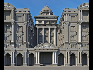 Geb&auml;ude 3D Modell
