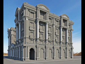 Geb&auml;ude 3D Modell