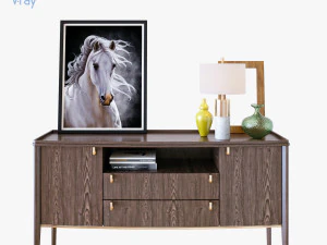 new classic commode-dantone home 3D Model