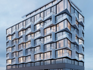 modern residential building 2 Modèle 3D