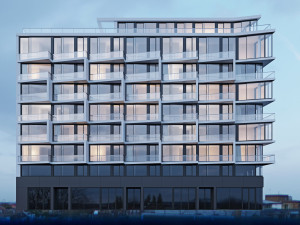 modern residential building 2 Modèle 3D