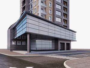 modern building 3D Model