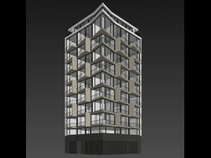 apartment building 3D Model