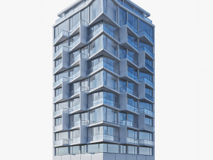 apartment building Model 3D