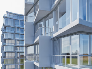 apartment building Model 3D