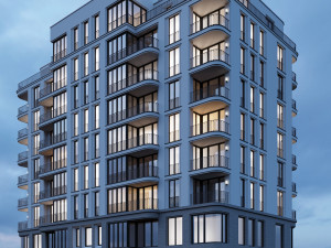modern residential building 4 3D मॉडल