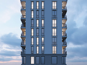 modern residential building 4 3D मॉडल