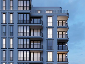 modern residential building 4 3D Model