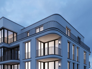 modern residential building 4 3D मॉडल