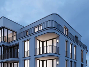 modern residential building 4 3D Model