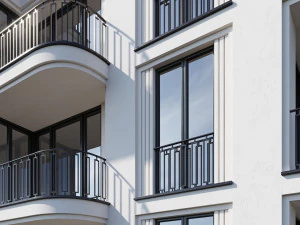 modern residential building 4 3D Model