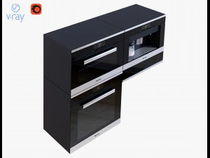 conjunto miele Modelo 3D