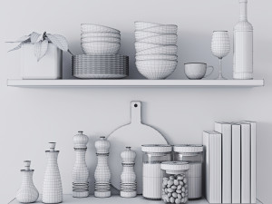 kitchen decor 1 Model 3D