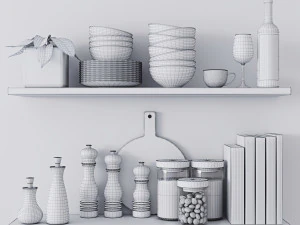 kitchen decor 1 3D Model