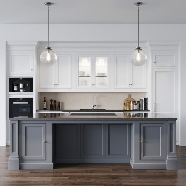 kitchen by tom howley 3D Model .c4d .max .obj .3ds .fbx .stl .blend 