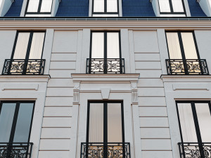 classic hotel facade 3D Model