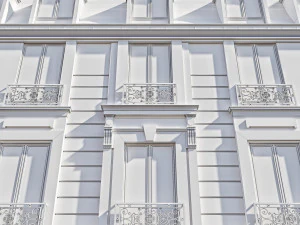 klasik otel cephesi 3D Model