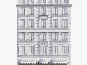 klasik otel cephesi 3D Model