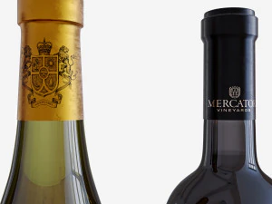 wine bottle set 2 3D Model