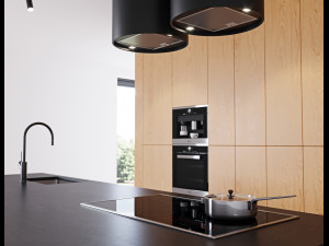 modern kitchen 3 Modelo 3D
