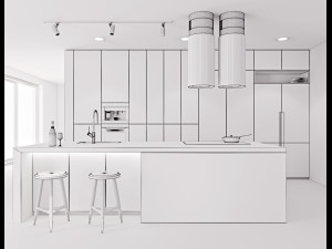 modern kitchen 3 Modelo 3D