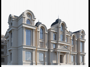 commercial building 3 3D Модель