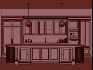 kitchen by tom howley 4 3D Model