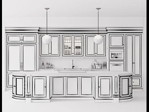 kitchen by tom howley 4 3D Model