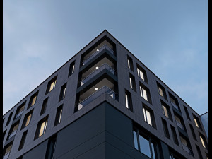 modern residential building 8 3D-Modell