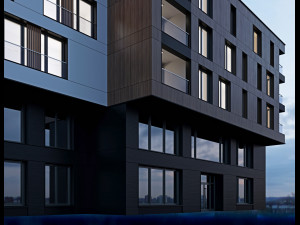 modern residential building 8 3D-Modell