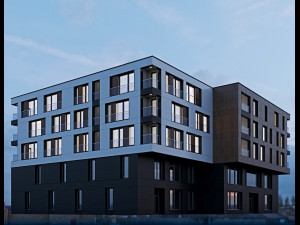 modern residential building 8 3D-Modell