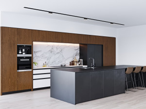 modern kitchen 2 Modelo 3D