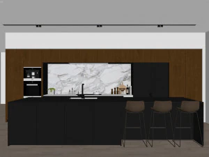 modern kitchen 2 3D Model