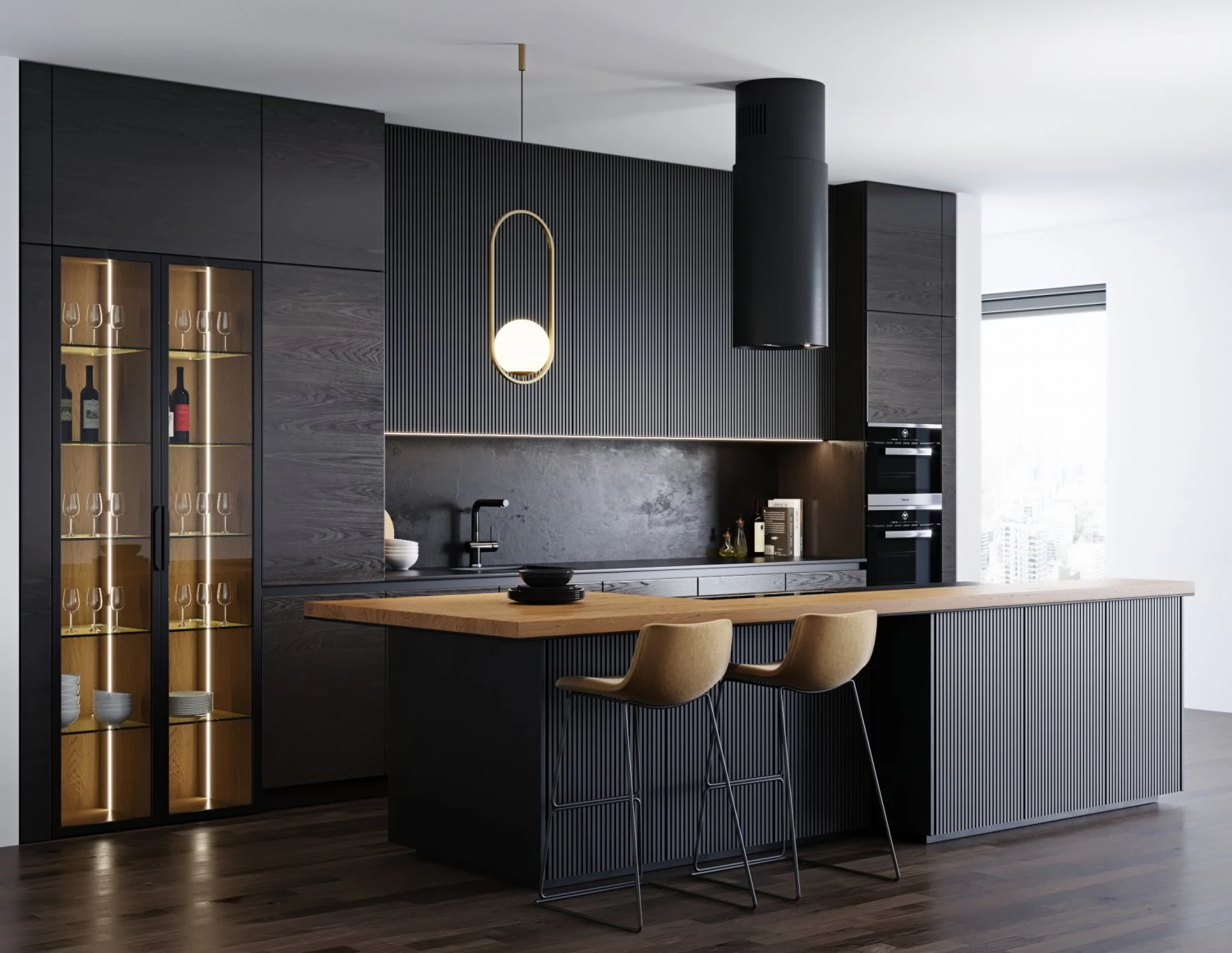 cozinha moderna 3 Modelo 3D .c4d .max .obj .3ds .fbx .stl .blend 
