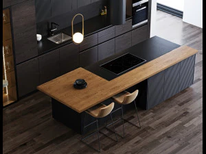 cozinha moderna 3 Modelo 3D