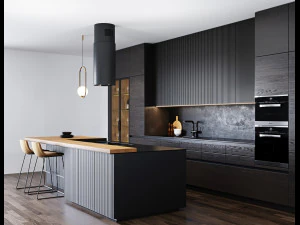 cozinha moderna 3 Modelo 3D