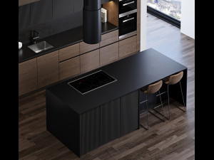 modern kitchen 4 Model 3D