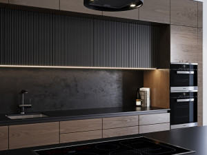 modern kitchen 4 Model 3D