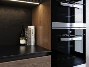 modern kitchen 4 Model 3D