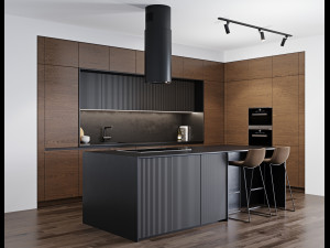 modern kitchen 5 3D 모델