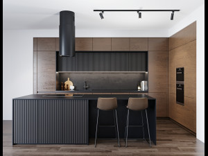 modern kitchen 5 3D Model