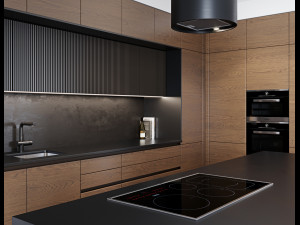 modern kitchen 5 3D Model