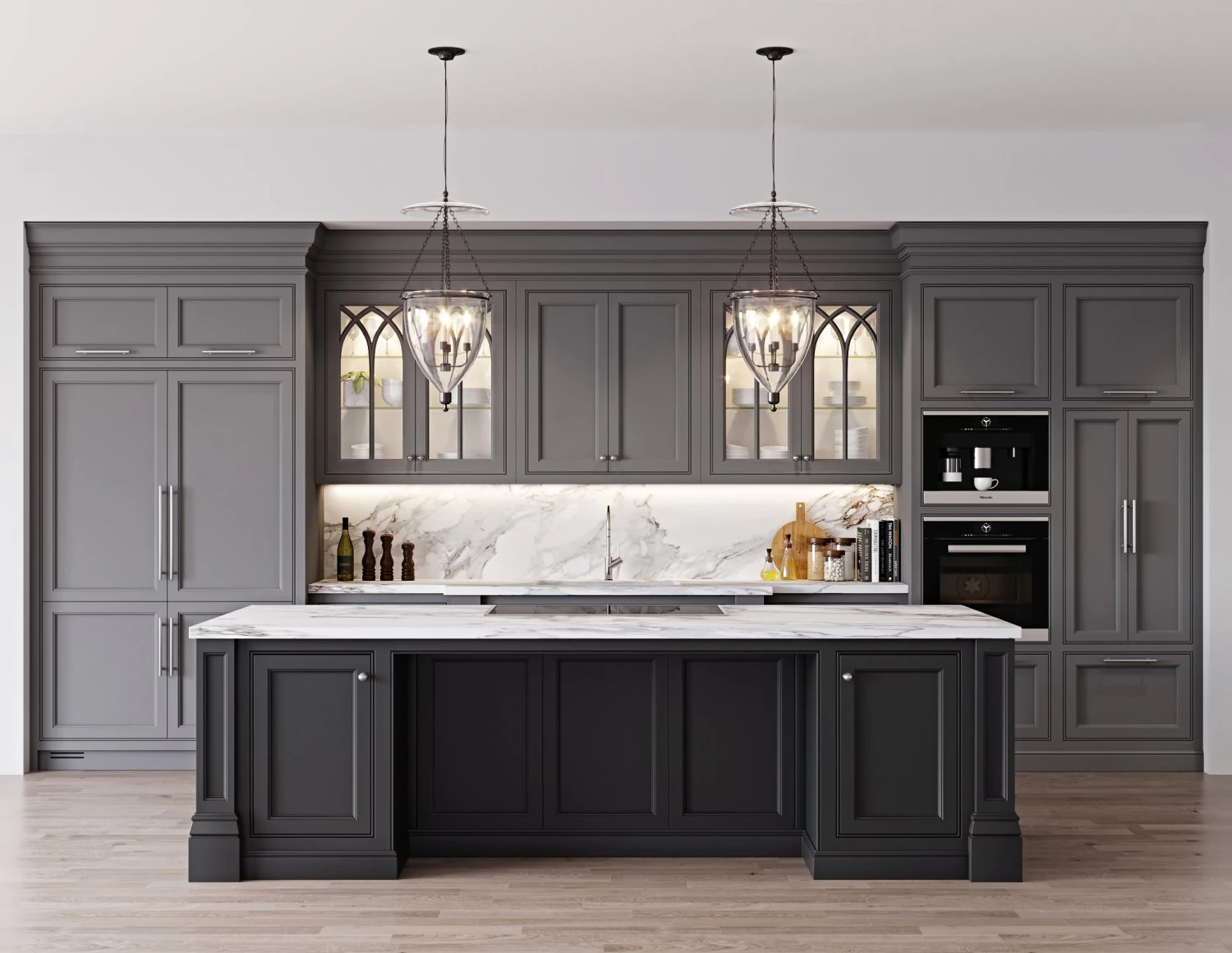 classic kitchen 1 3D Model .c4d .max .obj .3ds .fbx .stl .blend 