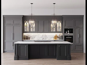 クラシックキッチン1 3Dモデル