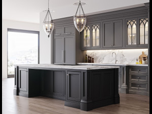 classic kitchen 1 3D Модель