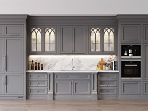 classic kitchen 1 3D Модель