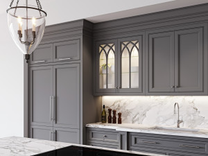 classic kitchen 1 3D Модель