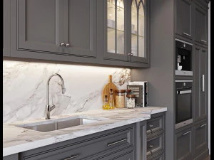 classic kitchen 1 3D Model