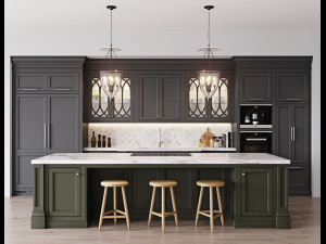 classic kitchen 2 Modelo 3D