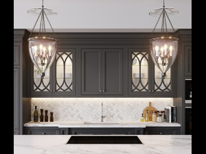 classic kitchen 2 Modelo 3D